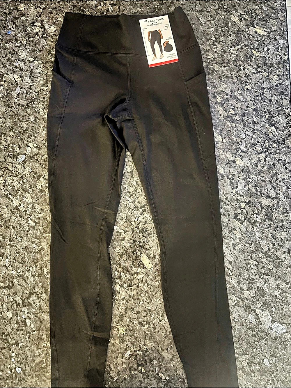 Fabletics UltraSoft Legging High Waist Leggings in Black Size Medium NWT
